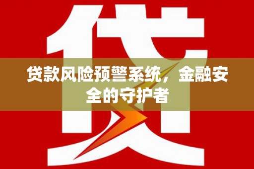 东川贷款风险预警系统，金融安全的守护者