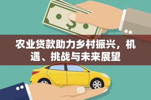 东川农业贷款助力乡村振兴，机遇、挑战与未来展望