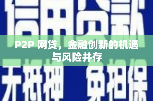 东川P2P 网贷，金融创新的机遇与风险并存