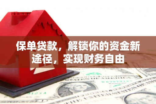 东川保单贷款，解锁你的资金新途径，实现财务自由