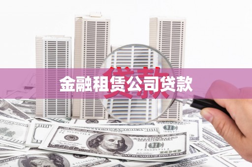 东川金融租赁公司贷款