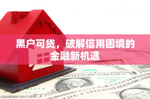 东川黑户可贷，破解信用困境的金融新机遇