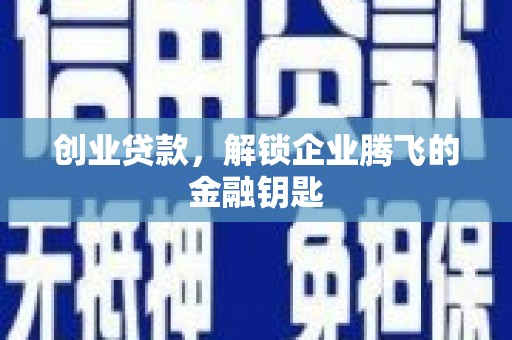 东川创业贷款，解锁企业腾飞的金融钥匙