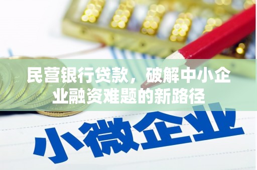 东川民营银行贷款，破解中小企业融资难题的新路径