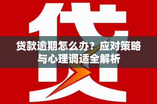 东川贷款逾期怎么办？应对策略与心理调适全解析