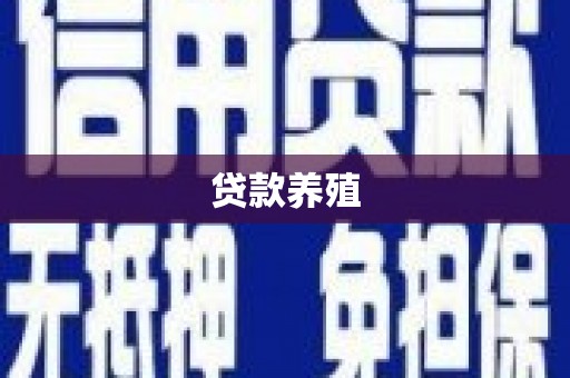 东川贷款养殖