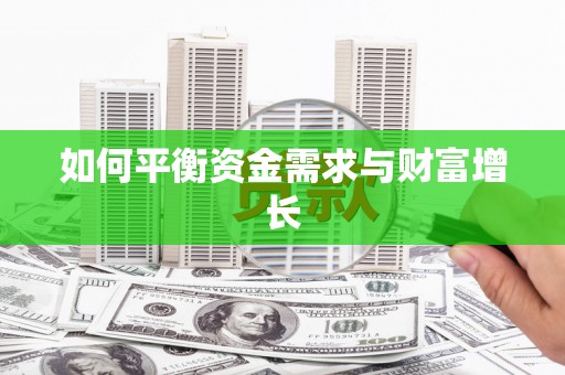东川如何平衡资金需求与财富增长