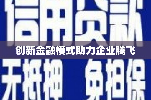 东川创新金融模式助力企业腾飞